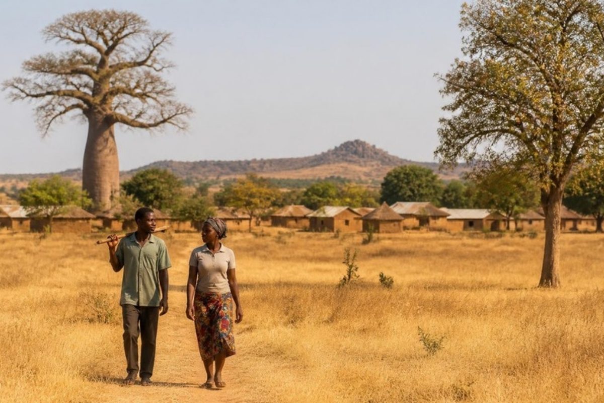 Savane dorée et baobabs de la région des Savanes